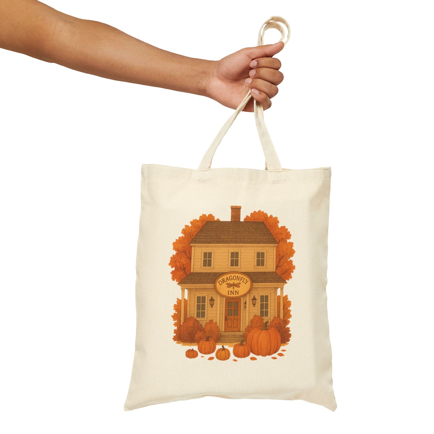 Dragonfly Inn Autumn Vibes Tote Bag-Gilmore Girls Autumn Tote