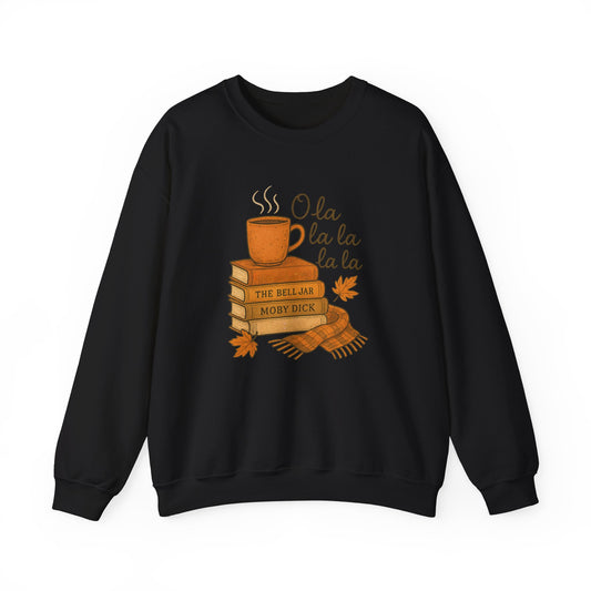 Autumn Cozy Crewneck-Gilmore Girls La La Sweatshirt Book Lover