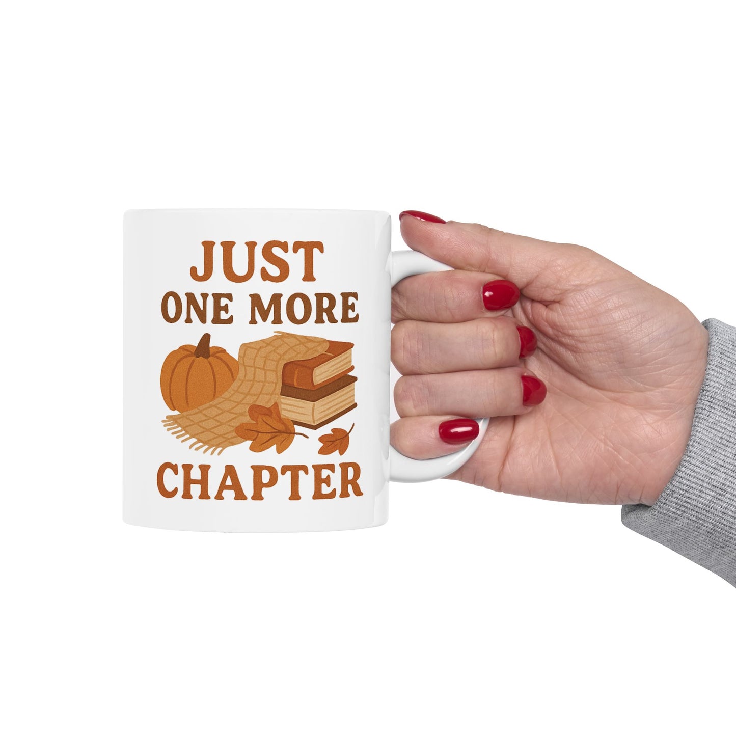Just One More Chapter Ceramic Mug-Book Lovers Cup