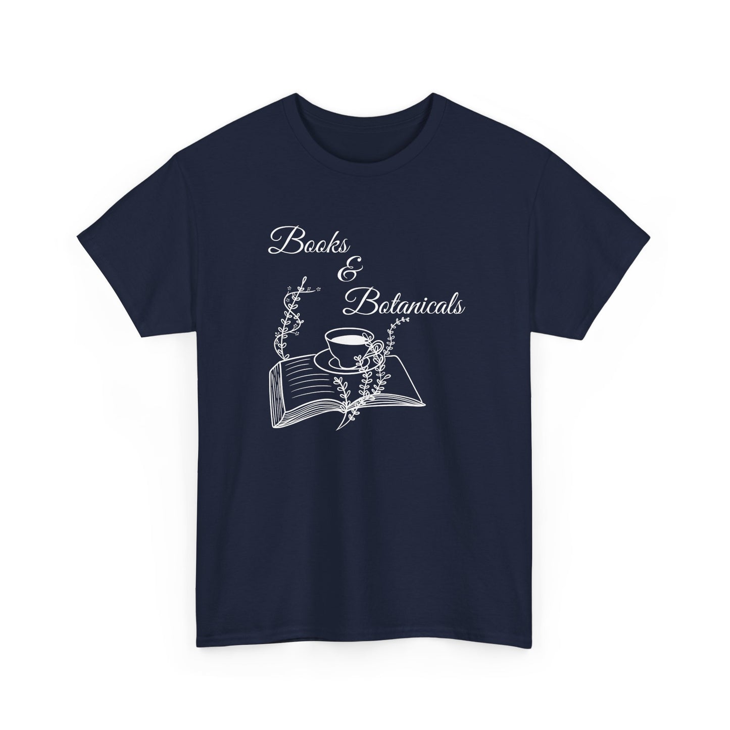 Botanical Book Lover Tee I Book & Plant Lover Apparel