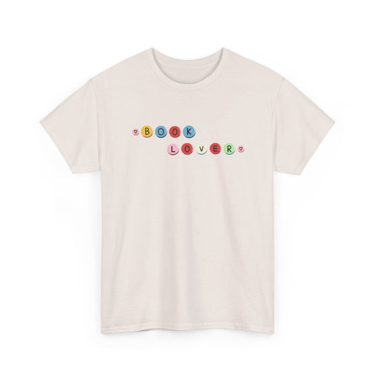 Book Lover T-Shirt — Colorful Bead Reading Tee