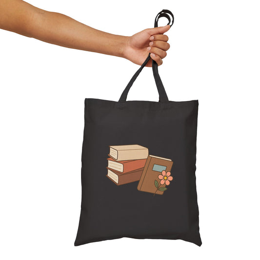 Bookish Bloom Tote-Book Lover Bag