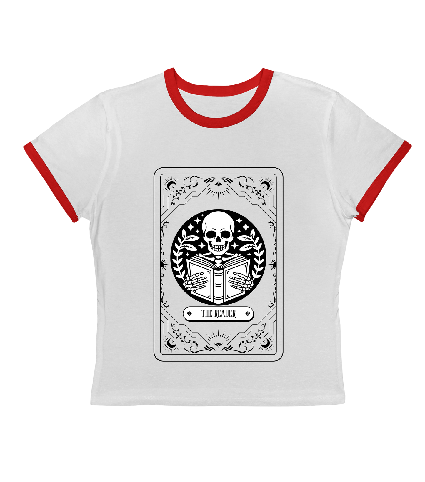 The Reader Retro Cropped Tee