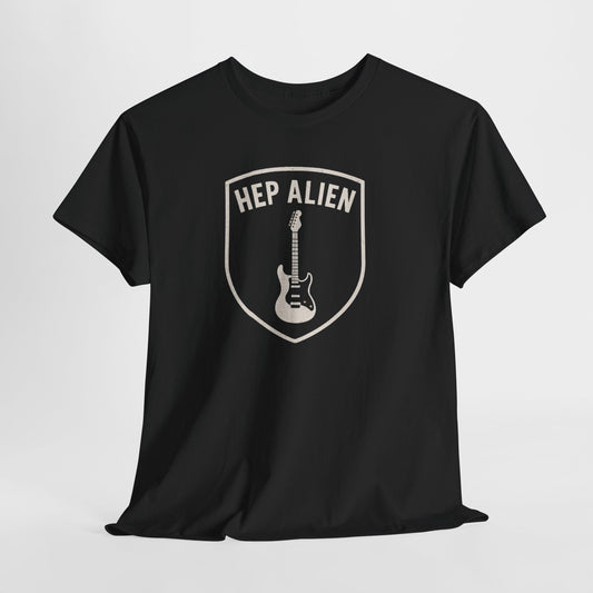 Hep Alien Guitar Shield T‑Shirt - Gilmore Girls Vintage Rock Music Tee