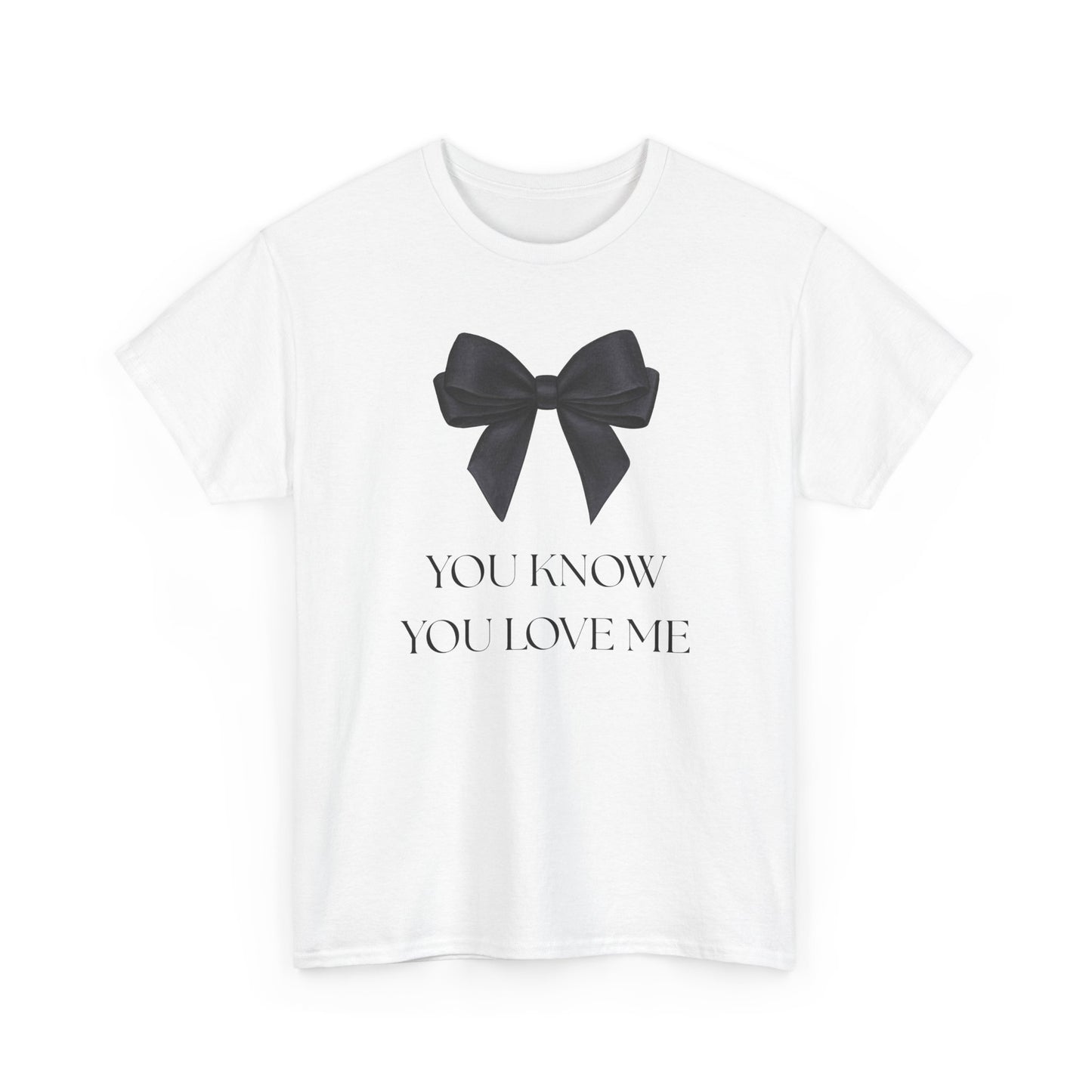 'You Know You Love Me' Ribbon Tee-XOXO Gossip Girl
