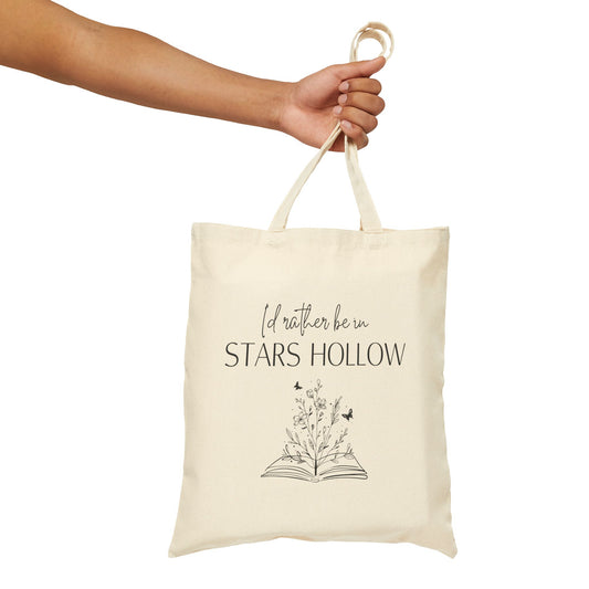 I'd Rather Be In Stars Hollow-Gilmore Girls Canvas Tote Bag