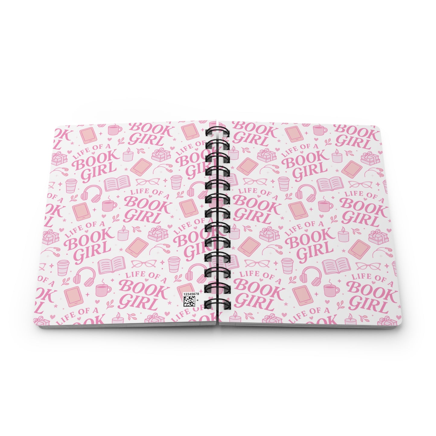 Book Girl Life Notebook