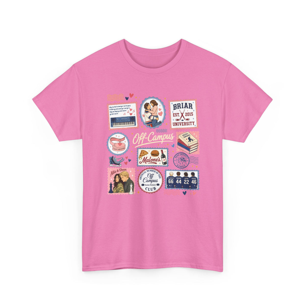 Off-Campus Hockey Romance T-Shirt