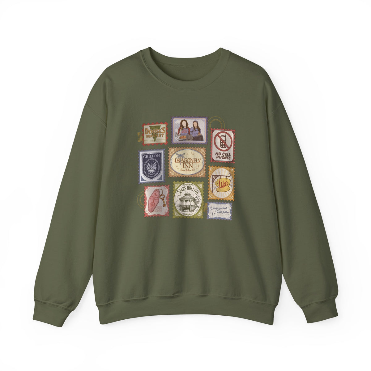 Gilmore Girls Vintage Stamp Crewneck Sweatshirt