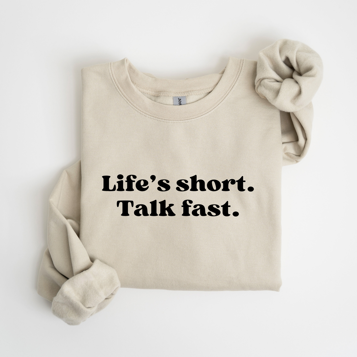 Life's Short, Talk Fast-Gilmore Girls Crewneck Sweatshirt