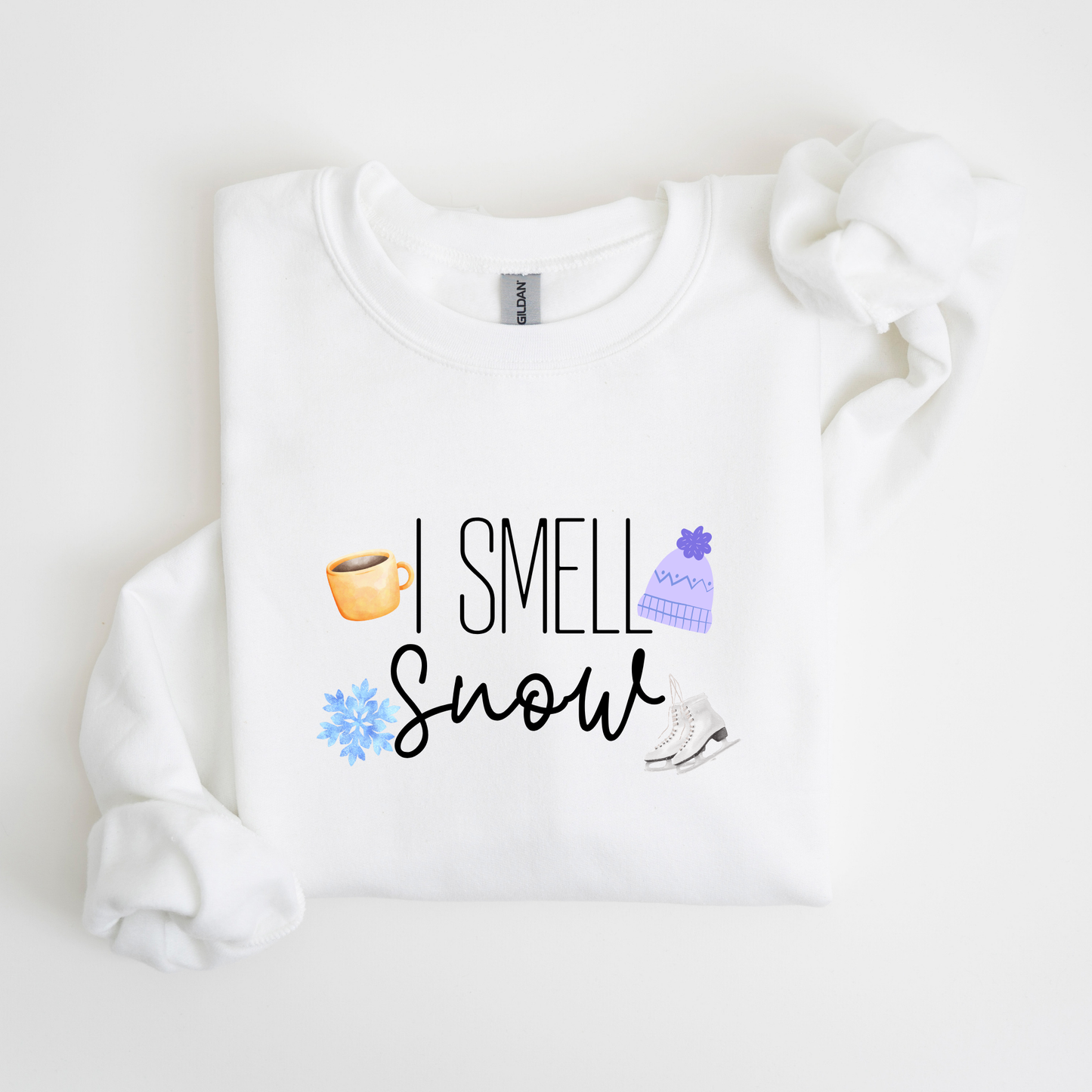 I Smell Snow Crewneck Sweatshirt-Cozy Gilmore Girls Apparel