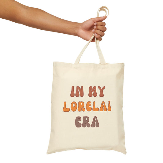 In my Lorelai Era Cotton Canvas Bag-Gilmore Girls Tote