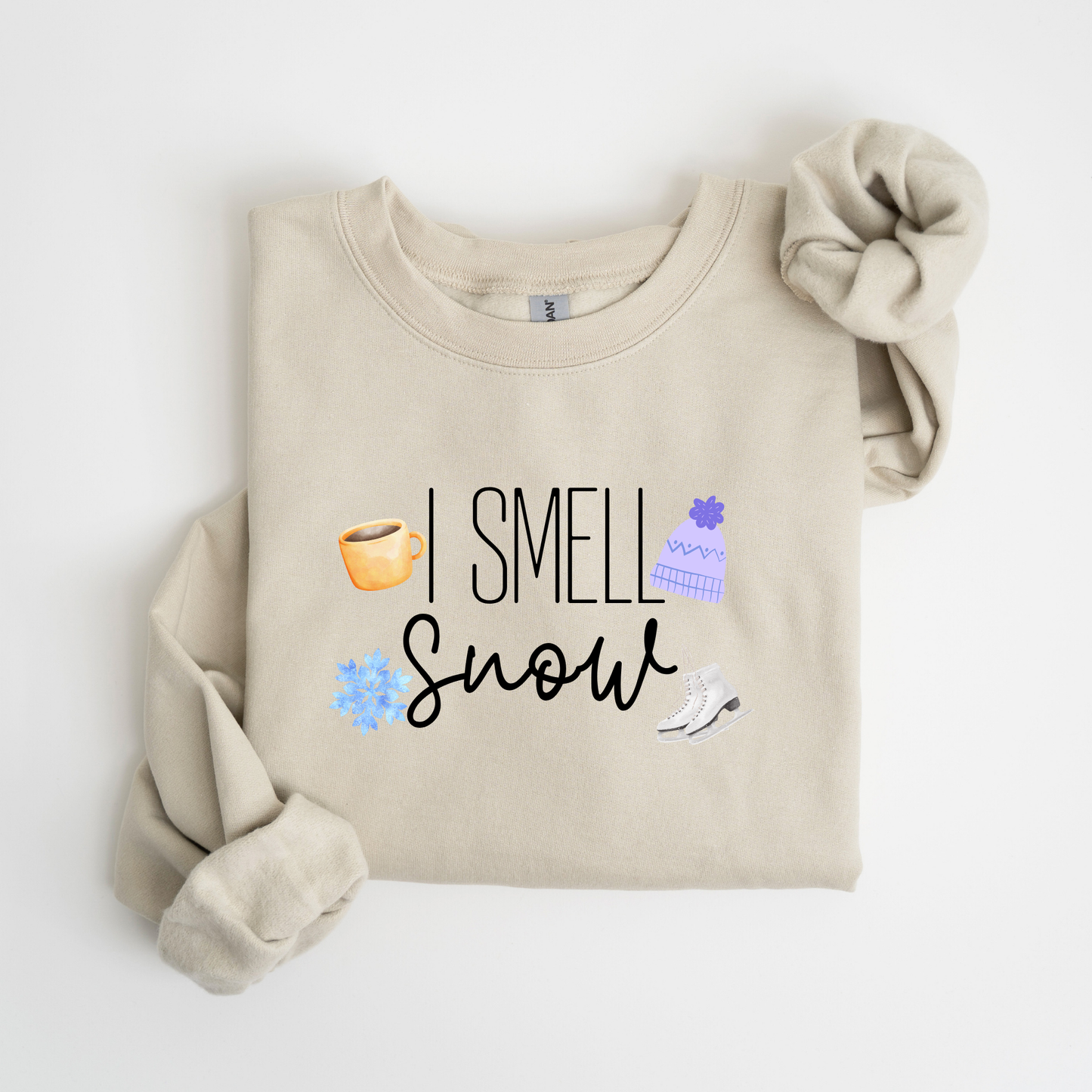 I Smell Snow Crewneck Sweatshirt-Cozy Gilmore Girls Apparel