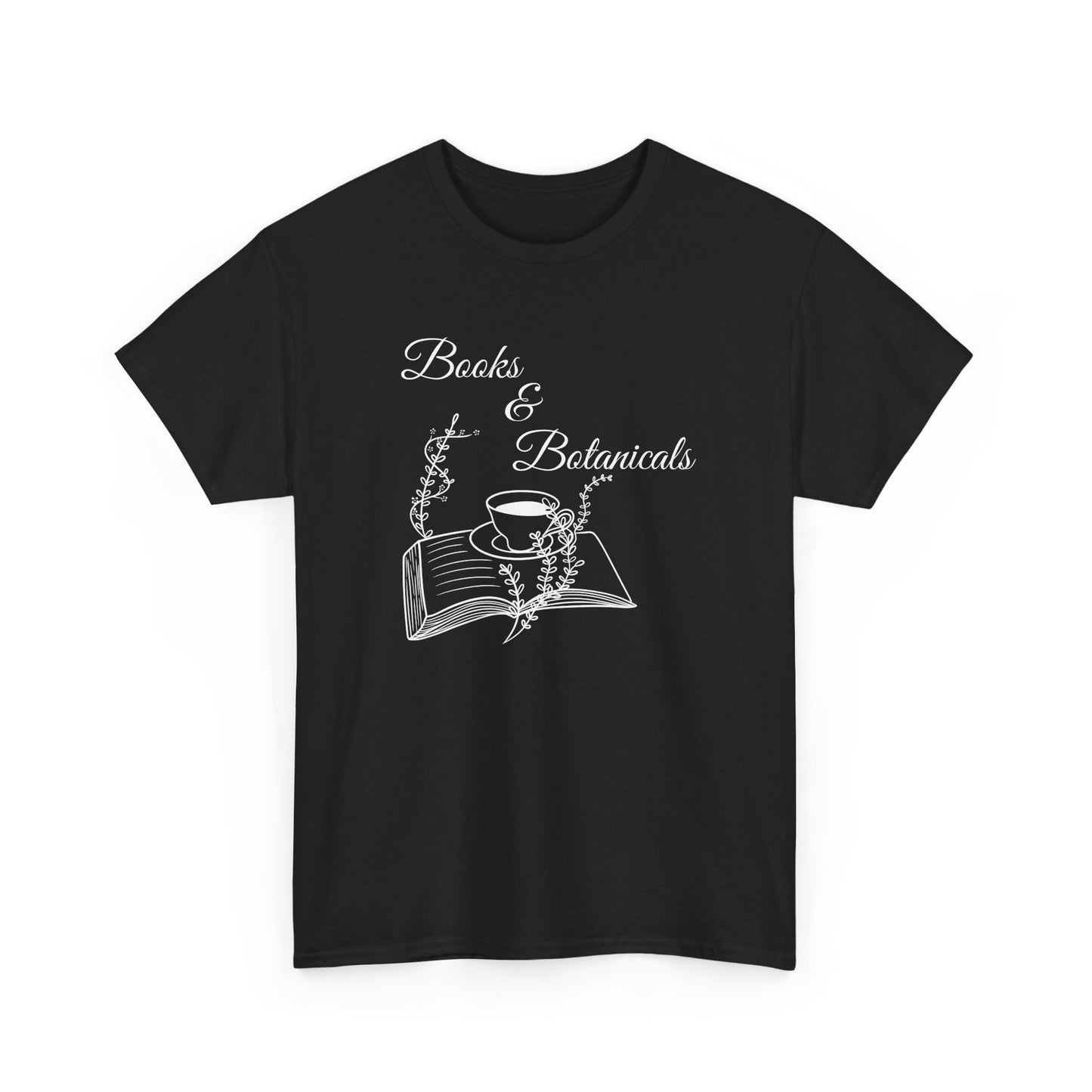Botanical Book Lover Tee I Book & Plant Lover Apparel