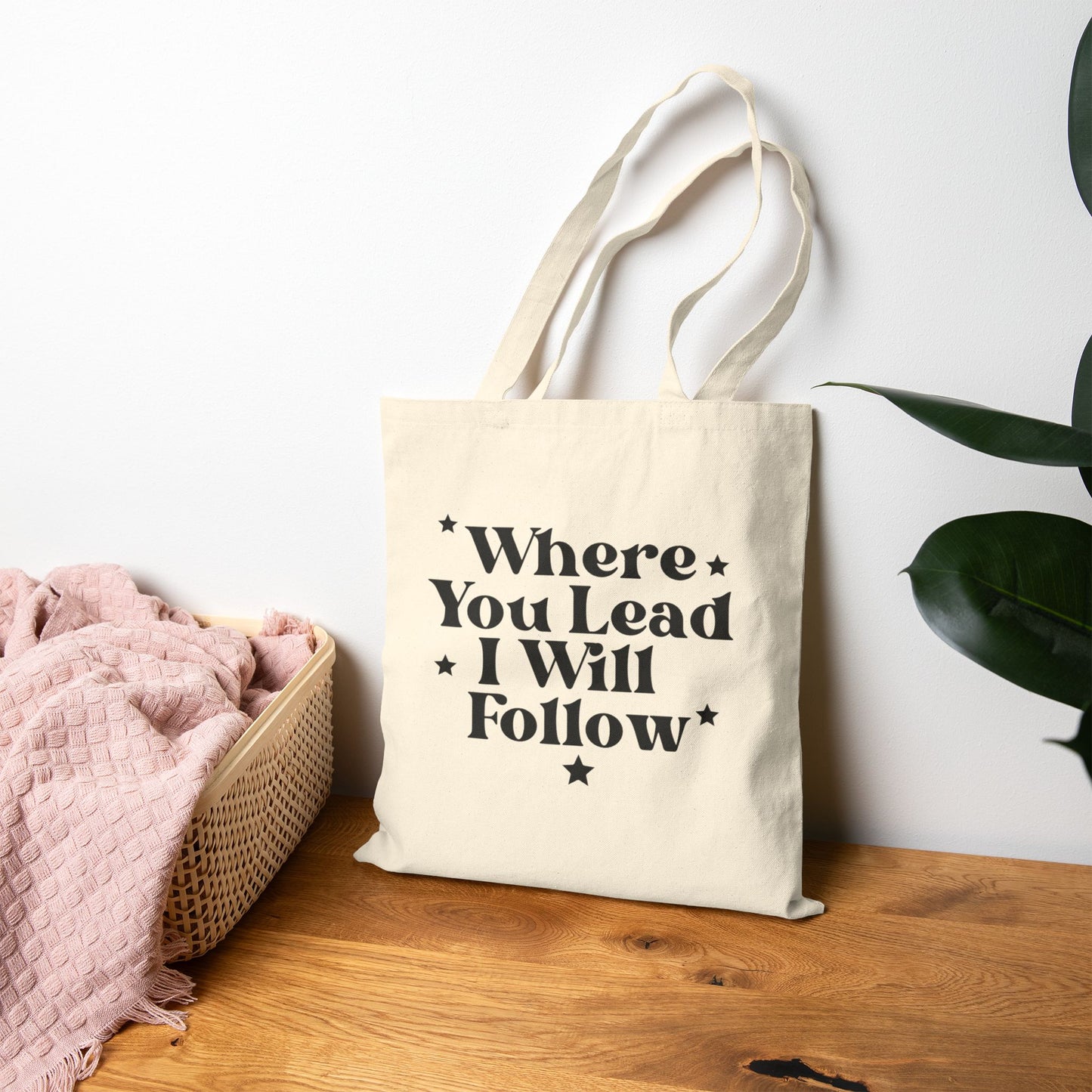 Where You Lead I Will Follow Canvas Tote Bag-Gilmore Girls