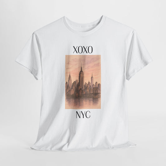 New York City Tee, XOXO NYC Shirt-Gossip Girl Inspired