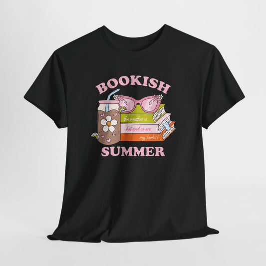 Bookish Summer Graphic Cotton Tee