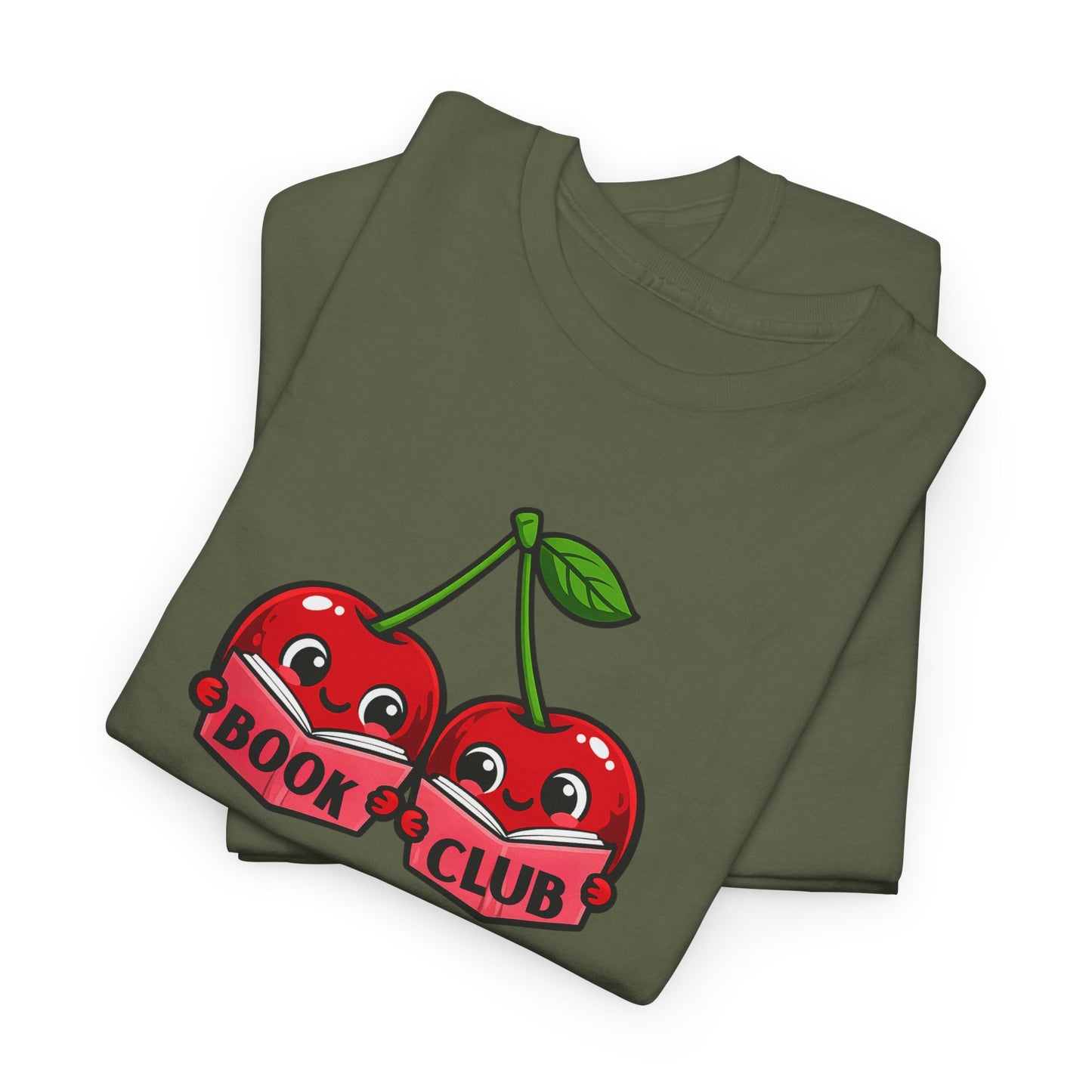 Book Club Cherry T-Shirt — Cute Retro Reading Tee