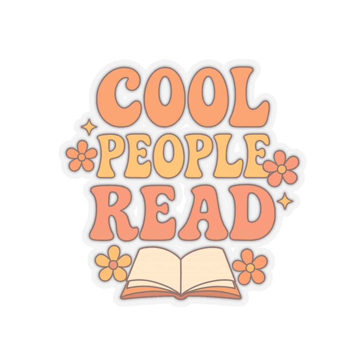 Cool People Read Sticker