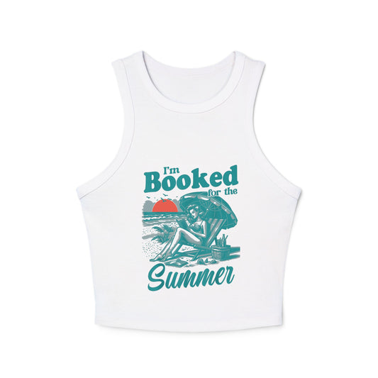 Booked for the Summer Racer Tank Top