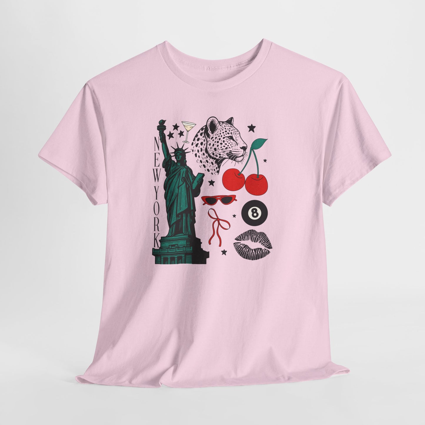 New York Socialite Summer Cotton T-Shirt-Gossip Girl