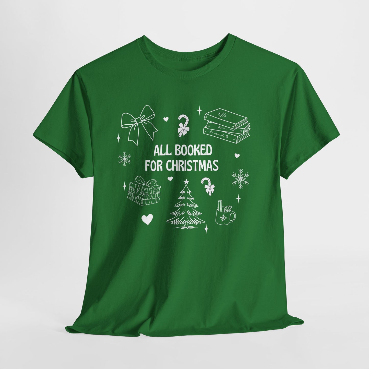 Cozy Library Christmas Silhouette Tee