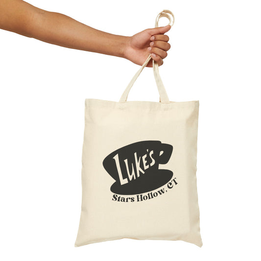 Luke's Diner Canvas Tote Bag-Gilmore Girls Stars Hollow