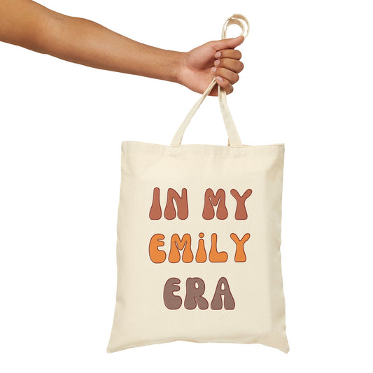 In my Emily Era Cotton Canvas Bag-Gilmore Girls Tote
