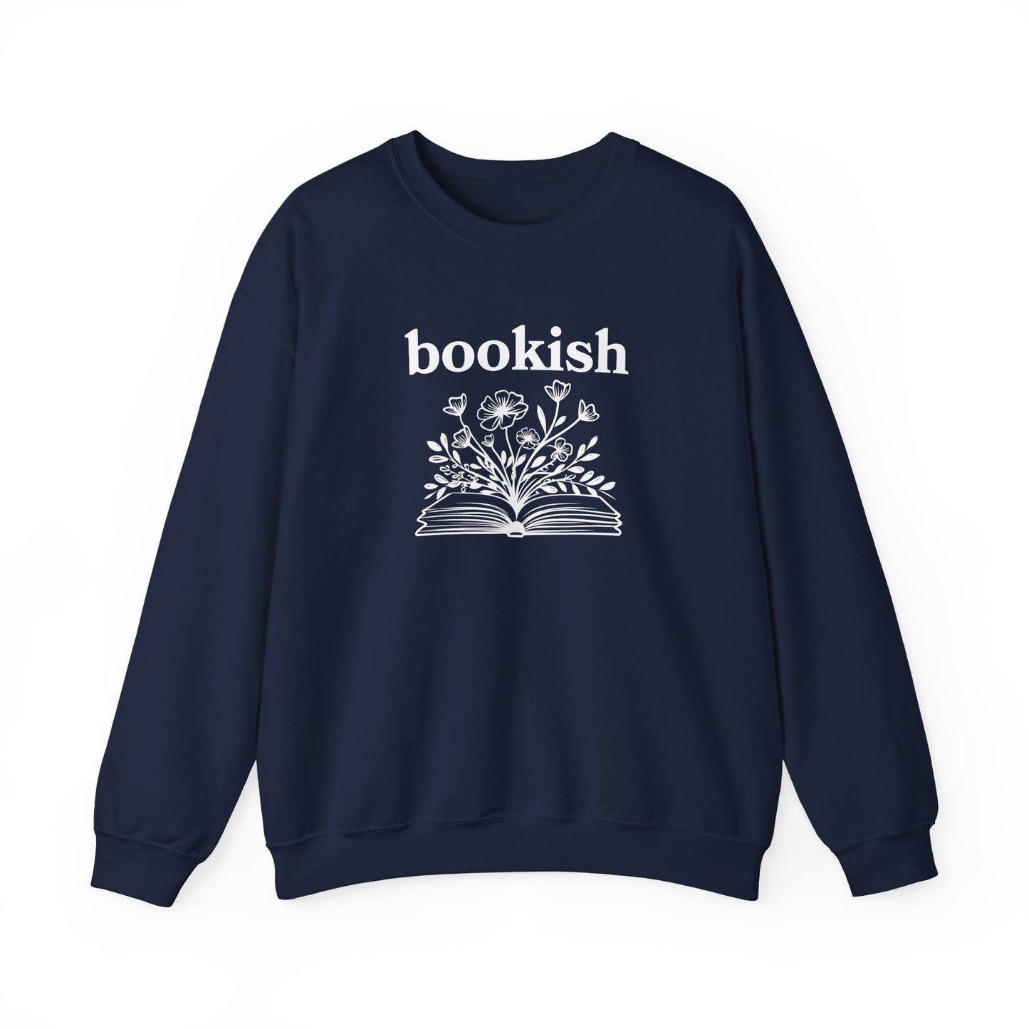 Floral Bookish Sweatshirt-Book Lover Sweatshirt