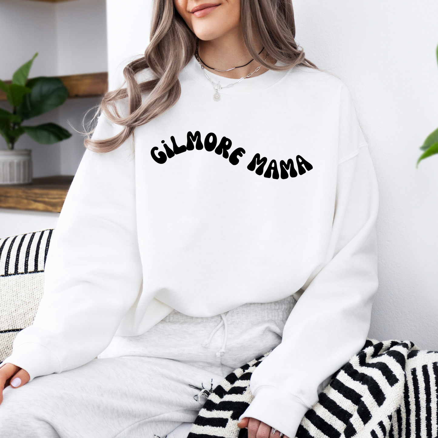 Gilmore Girl Mama Crewneck Sweatshirt-Gilmore Girl Mom Apparel