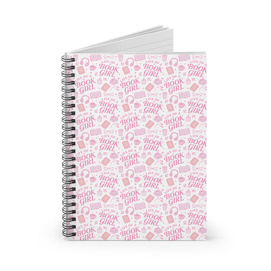 Book Girl Life Notebook