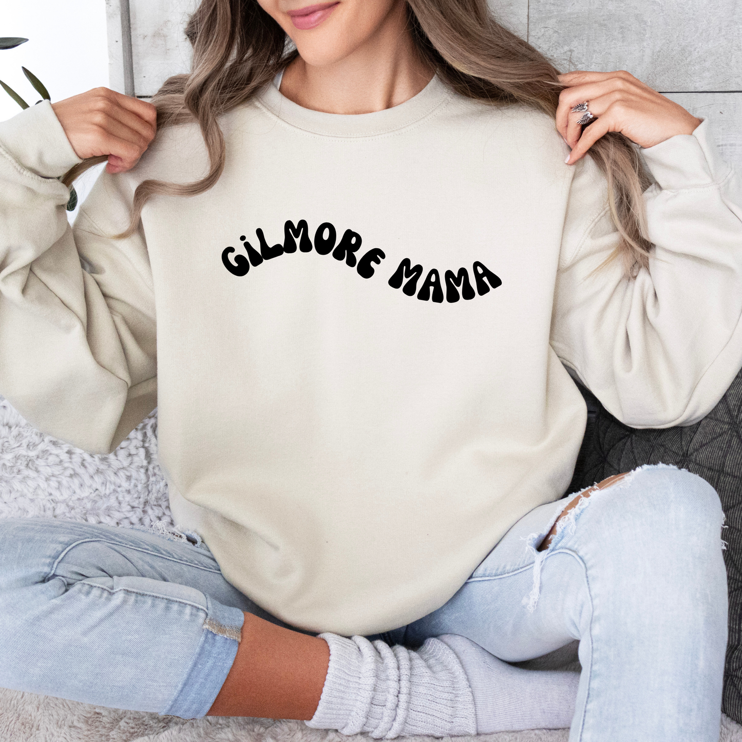 Gilmore Girl Mama Crewneck Sweatshirt-Gilmore Girl Mom Apparel