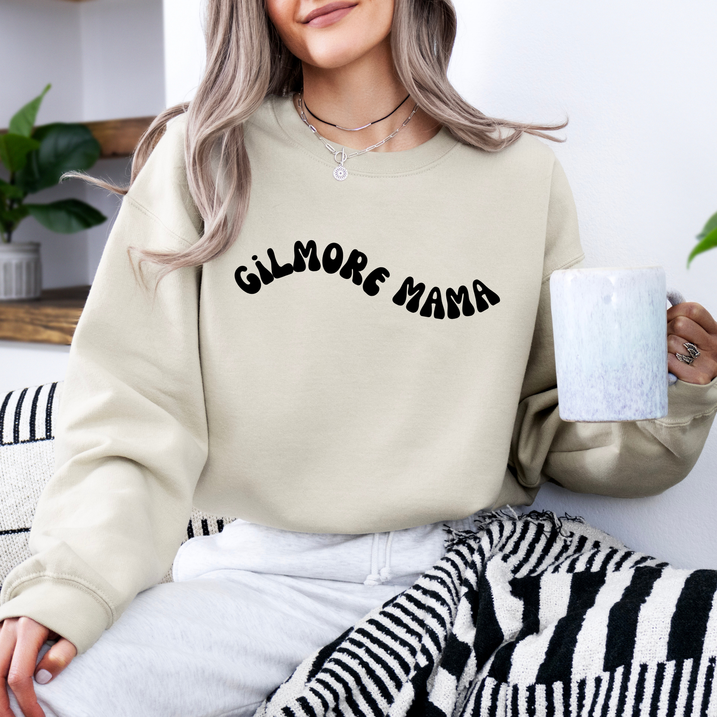 Gilmore Girl Mama Crewneck Sweatshirt-Gilmore Girl Mom Apparel