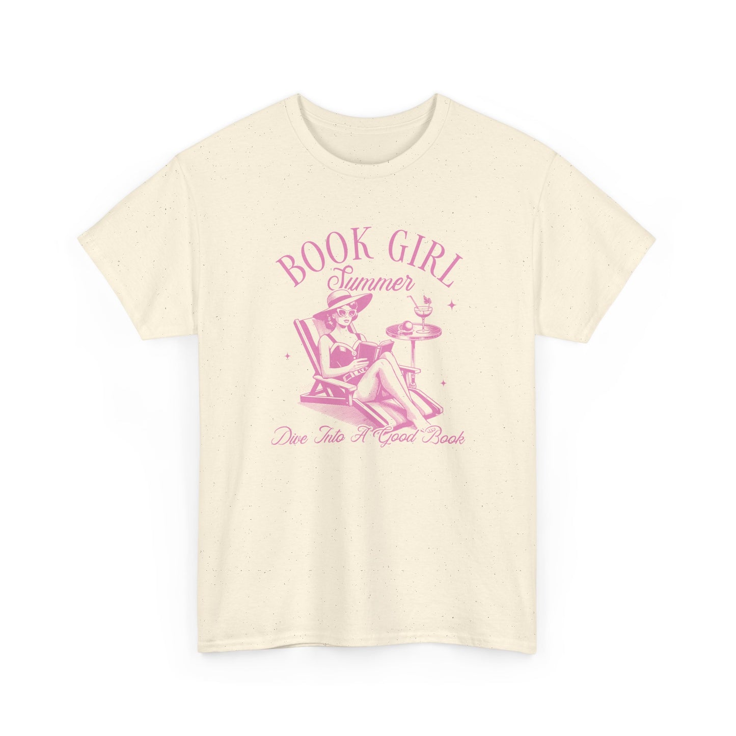 Book Girl Summer Girly Pop Tee-Bookish T-Shirt