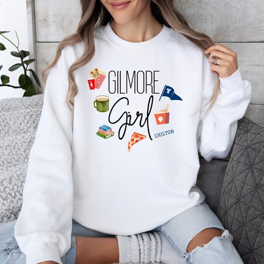 Gilmore Girl Lifestyle Crewneck Sweatshirt-Gilmore Girls Apparel