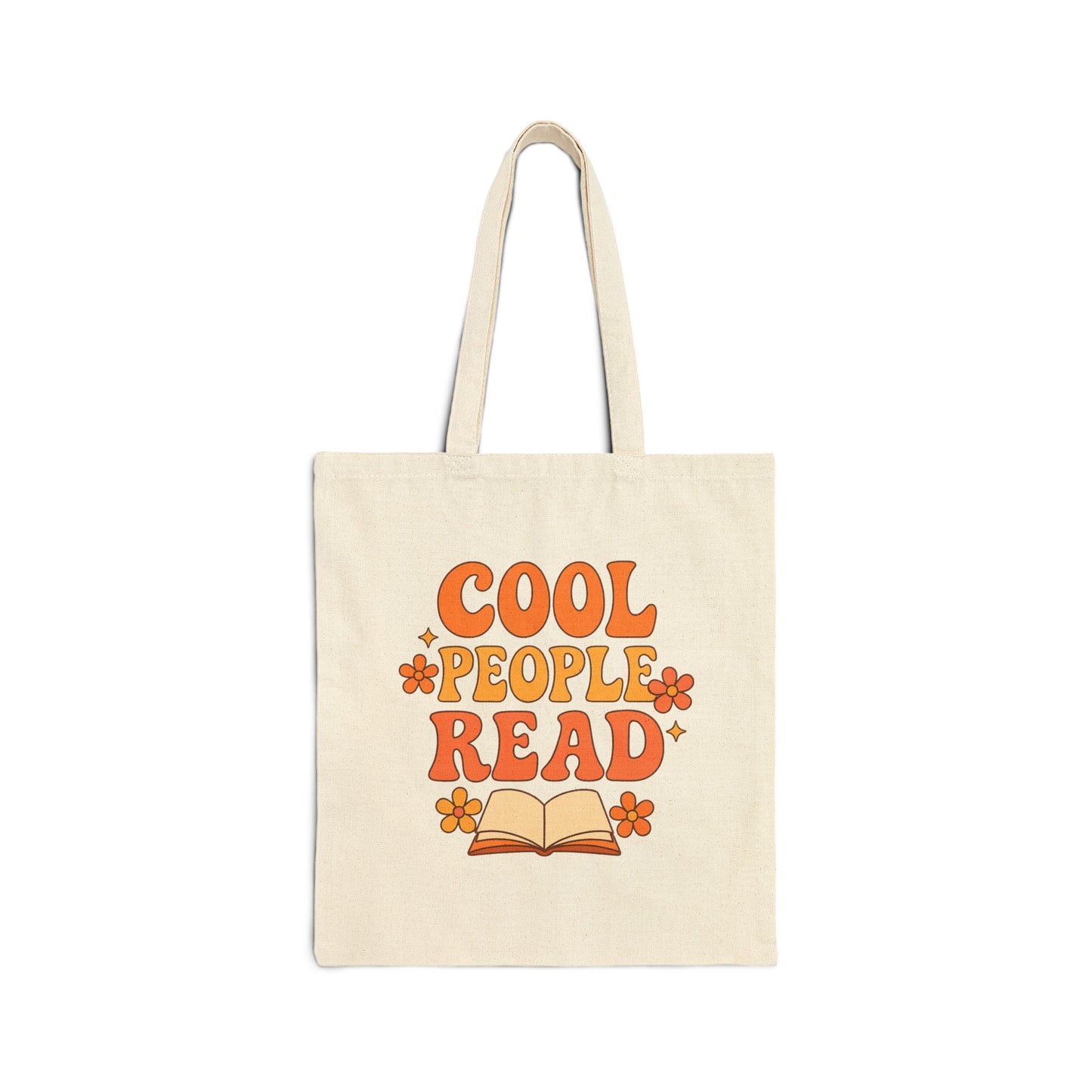 Cool People Read Vintage Floral Book Lover Tote