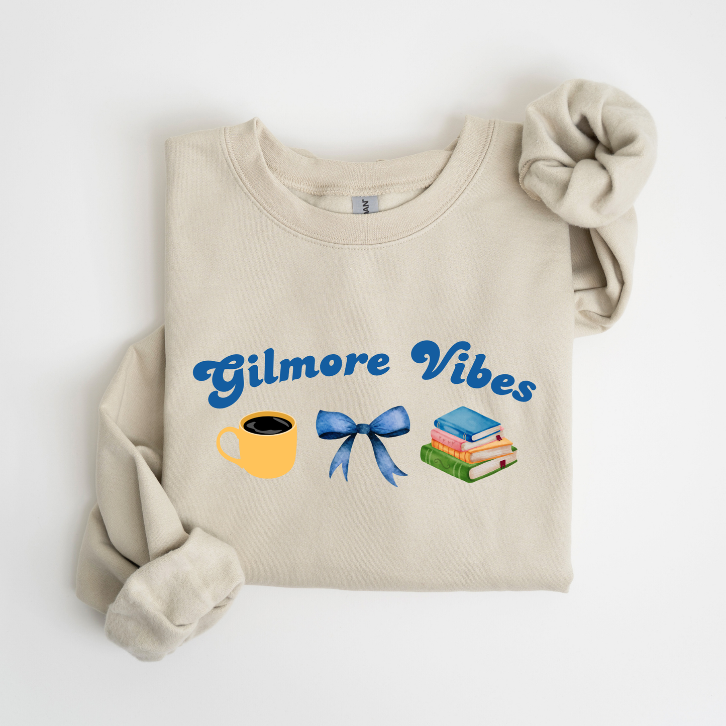 Gilmore Vibes Crewneck Sweatshirt-Gilmore Girls Apparel