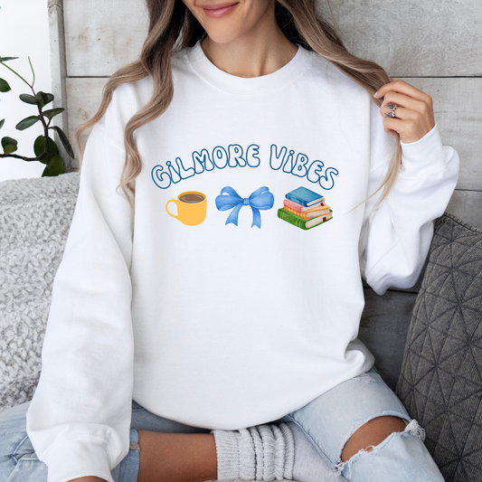 Gilmore Vibes Crewneck Sweatshirt-Gilmore Girls Apparel