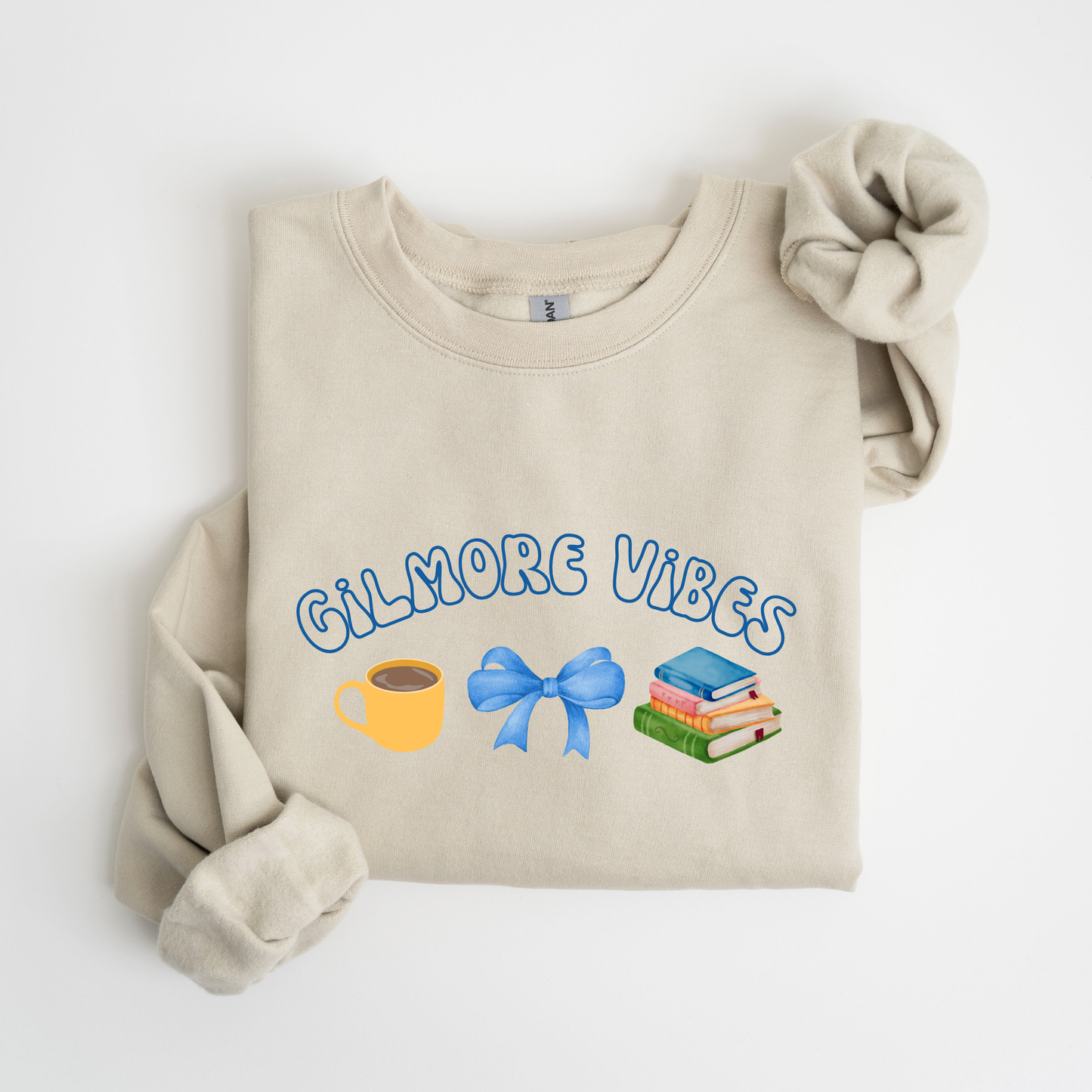 Gilmore Vibes Crewneck Sweatshirt-Gilmore Girls Apparel