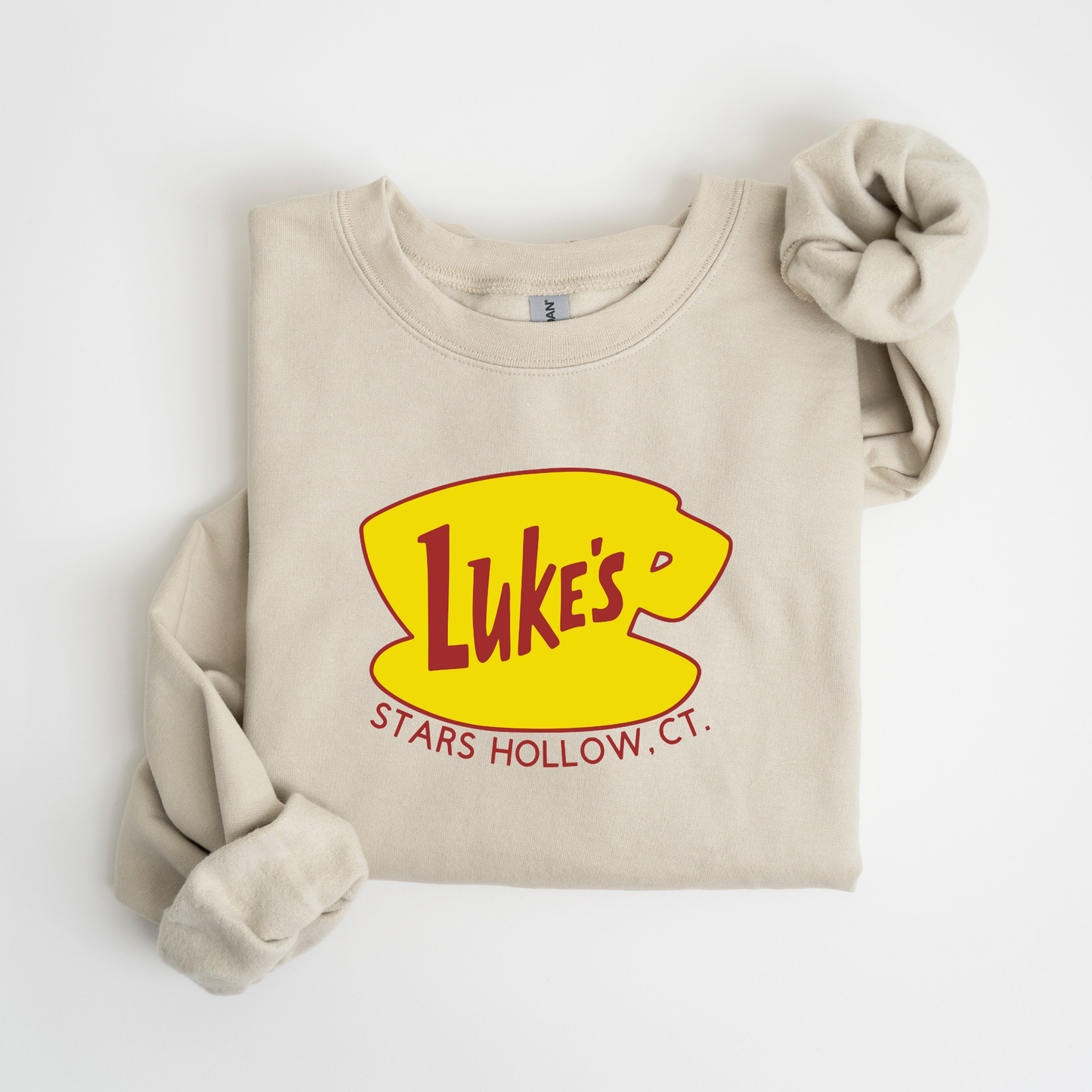 Luke's Diner Crewneck Sweatshirt-Cozy Gilmore Girls Apparel