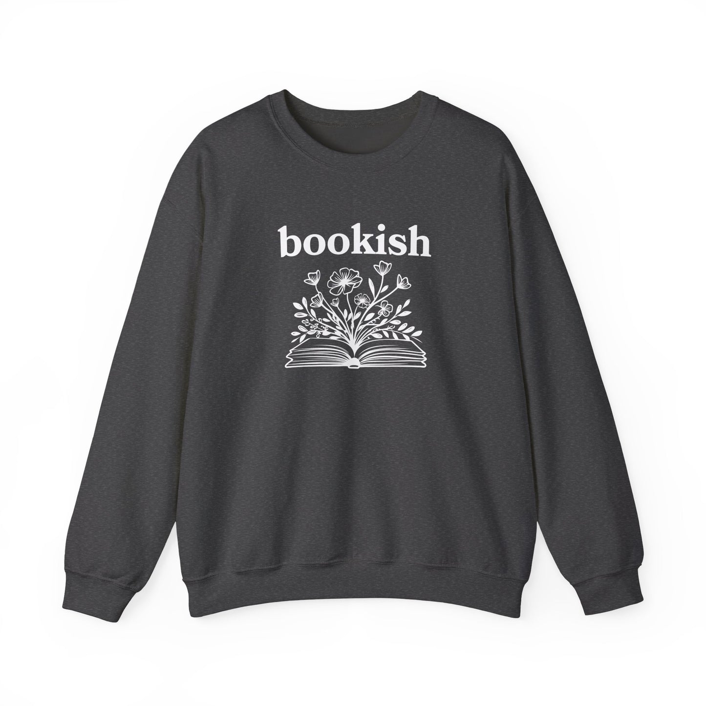Floral Bookish Sweatshirt-Book Lover Sweatshirt
