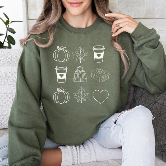Stars Hollow Autumn Vibes Crewneck-Gilmore Girls Apparel