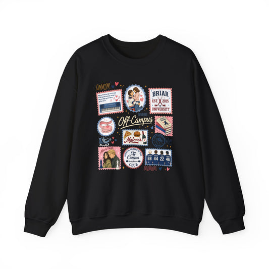 Off-Campus Hockey Romance Crewneck Sweatshirt