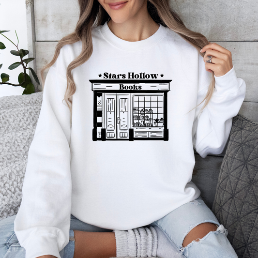Star's Hollow Bookstore Crewneck Sweatshirt-Rory Gilmore & Book Lovers
