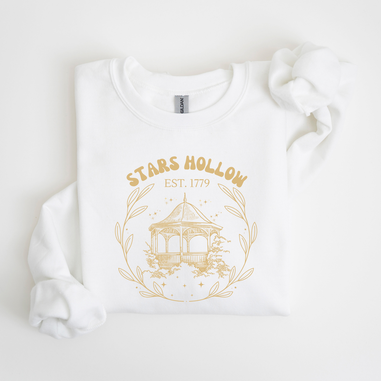 Stars Hollow Gazebo Crewneck-Gilmore Girls Vintage Apparel