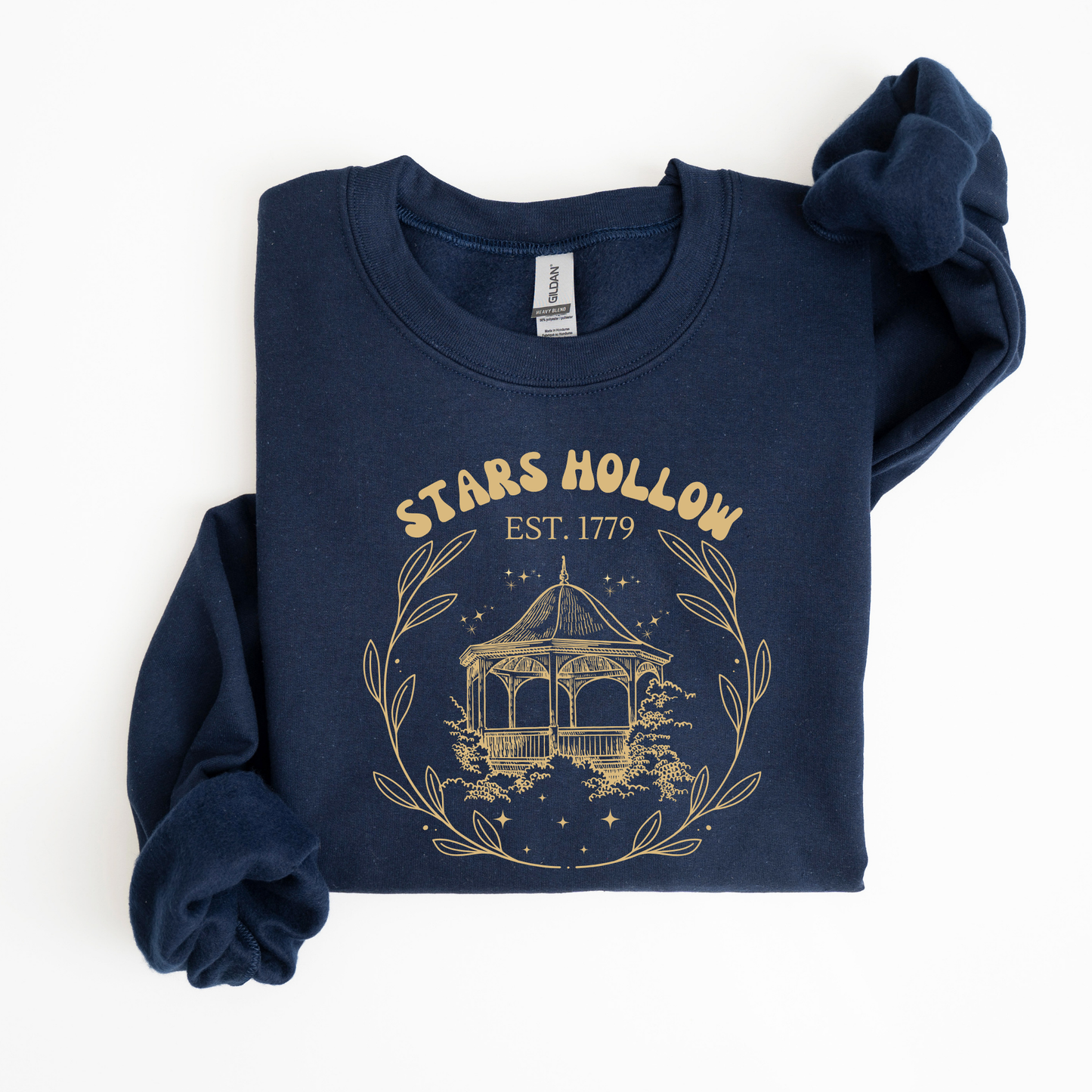 Stars Hollow Gazebo Crewneck-Gilmore Girls Vintage Apparel