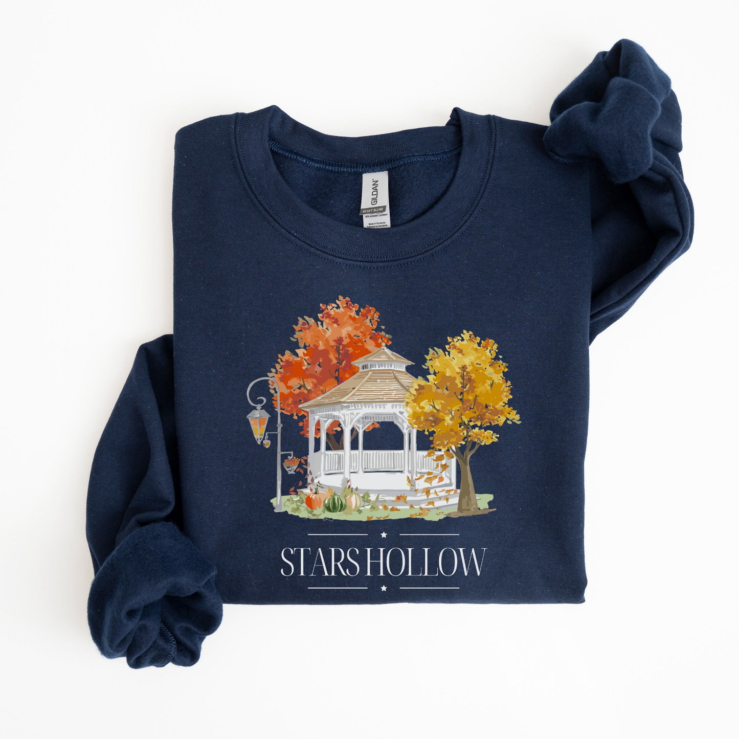 Stars Hollow Gazebo Crewneck Sweatshirt-Gilmore Girls