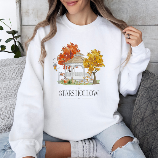 Stars Hollow Gazebo Crewneck Sweatshirt-Gilmore Girls Apparel