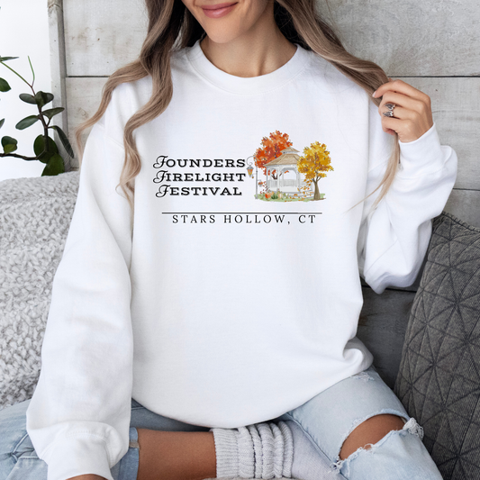 Founders Firelight Festival Crewneck Sweatshirt-Gilmore Girls Apparel
