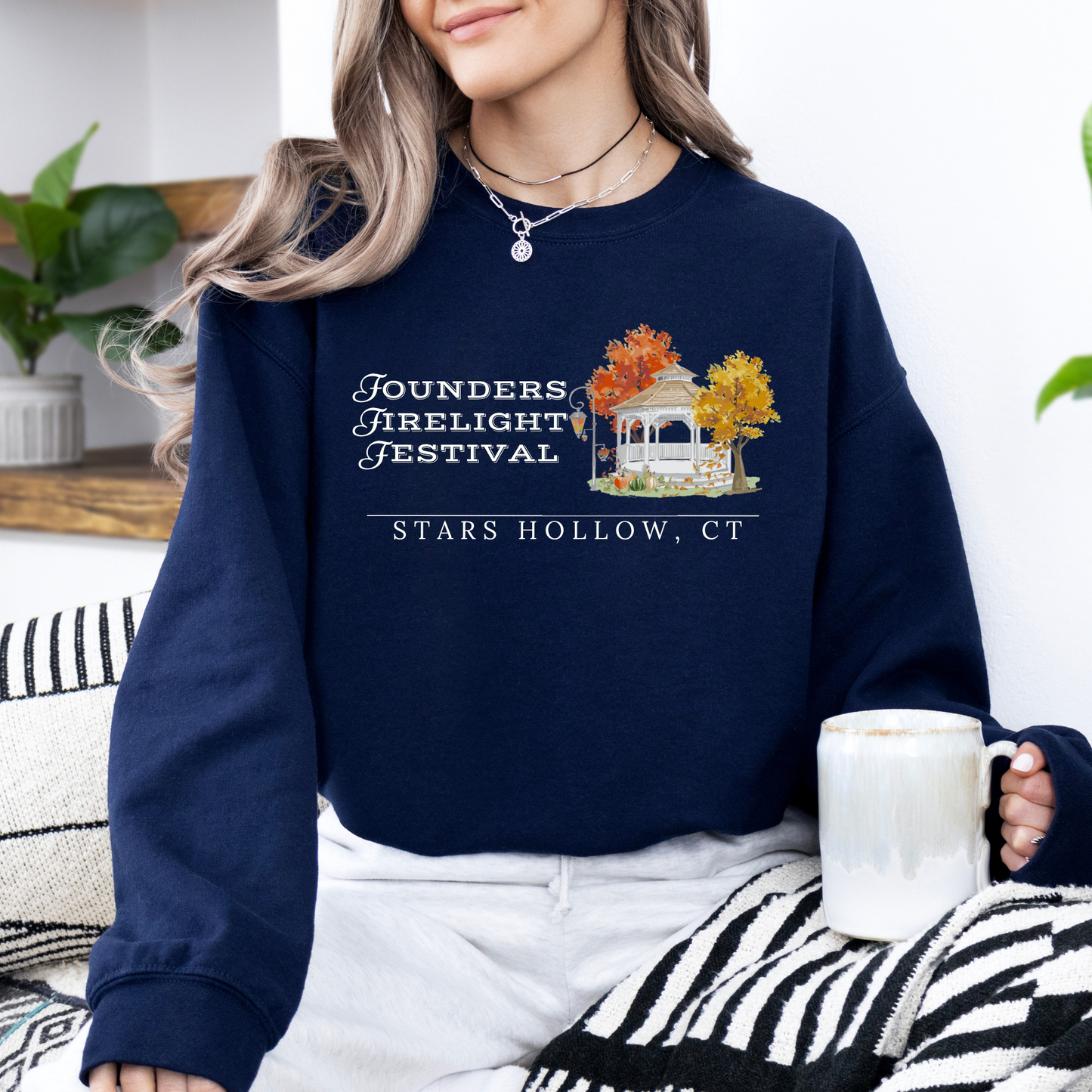 Founders Firelight Festival Crewneck Sweatshirt-Gilmore Girls Apparel